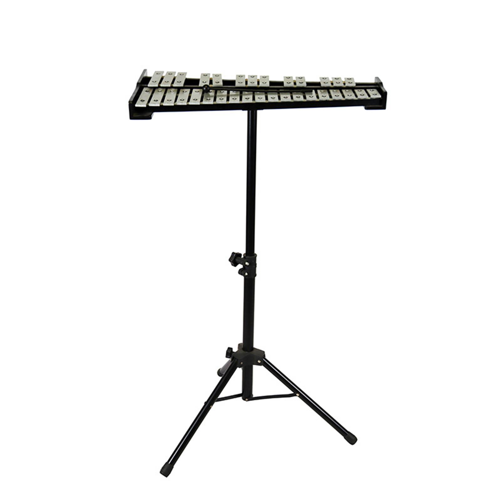 Musical Instrument Glockenspiel - Przenośny ksylofon perkusyjny 32-tonowy metalowy glockenspiel