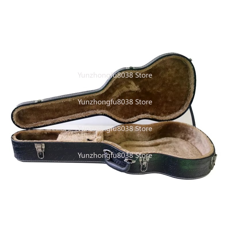 Musical Instrument Guitar - 34-calowy drewniany futerał na gitarę, wypukły,