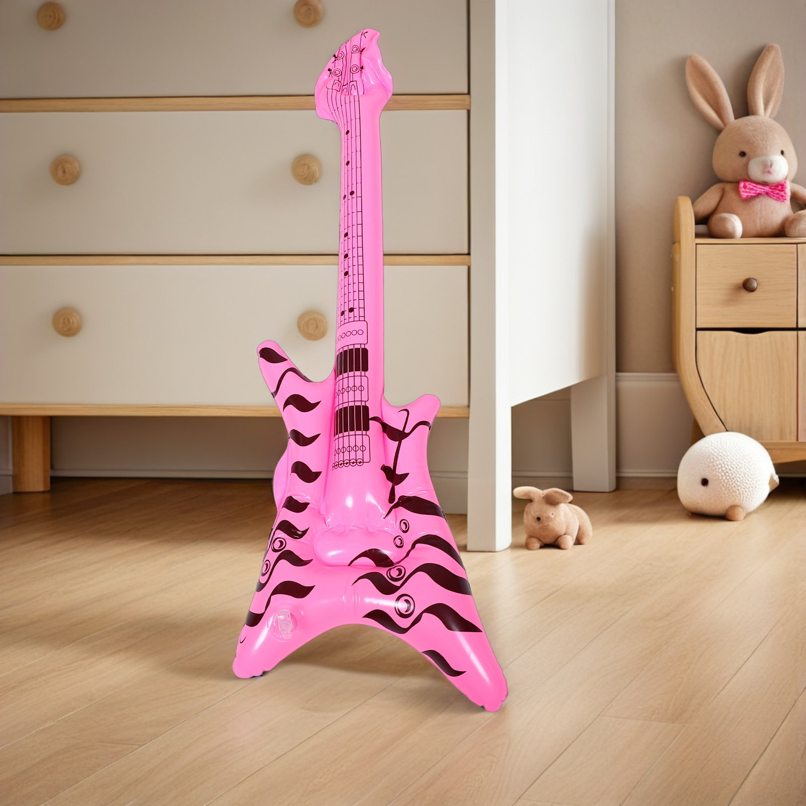 Musical Instrument You Blow - Nadmuchiwana gitara rock and roll, rekwizyt