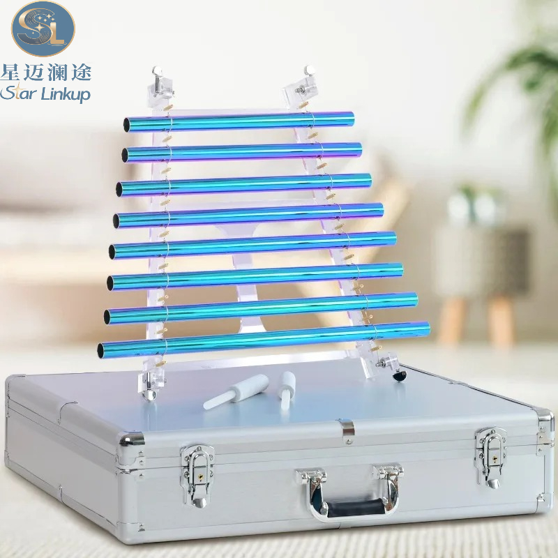 Musical Instrument Harp - Harfa Kryształowa Star Linkup 432Hz, Kolorowa,