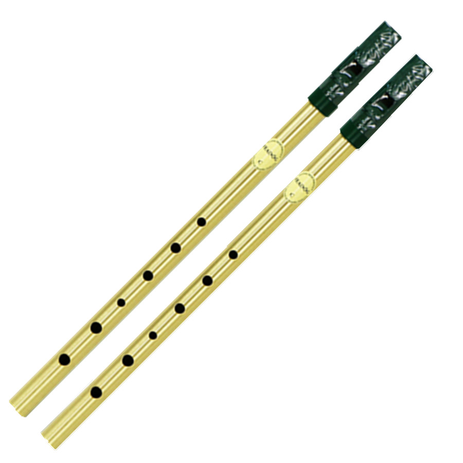 Musical Instrument Irish - Mosiężny irlandzki gwizdek flet Feadog D