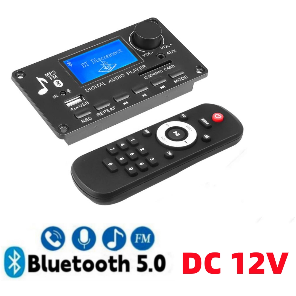 Musical Instrument Recorder - Zestaw głośnomówiący Bluetooth 5.0 Dekoder MP3