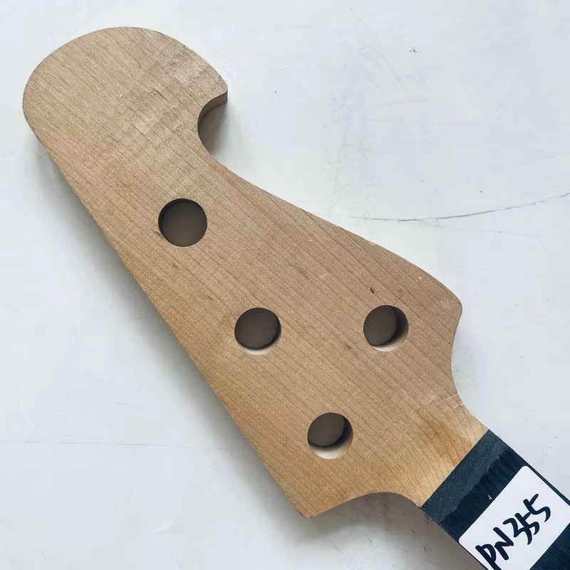 Bass Guitar Fretless - PN355 Bez Logo Niedokończony Praworęczny 4-strunowy