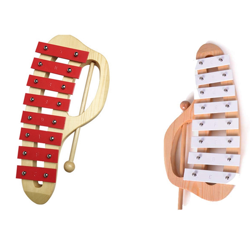 Musical Instrument Glockenspiel - AD10 Ksylofon ręczny Glockenspiel z młotkami