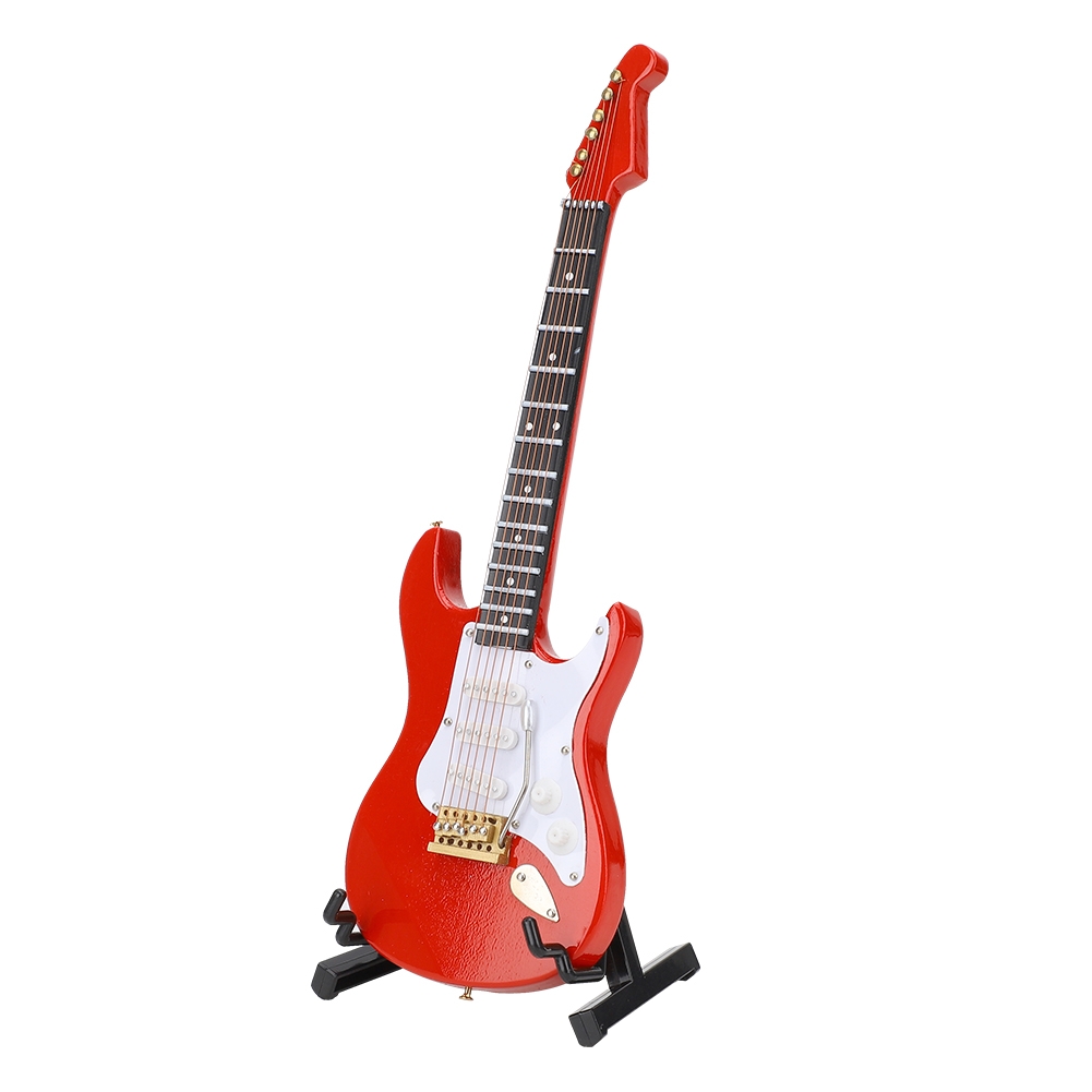 Miniaturowy model czerwonej gi – Musical Instrument Guitar recenzja i cena