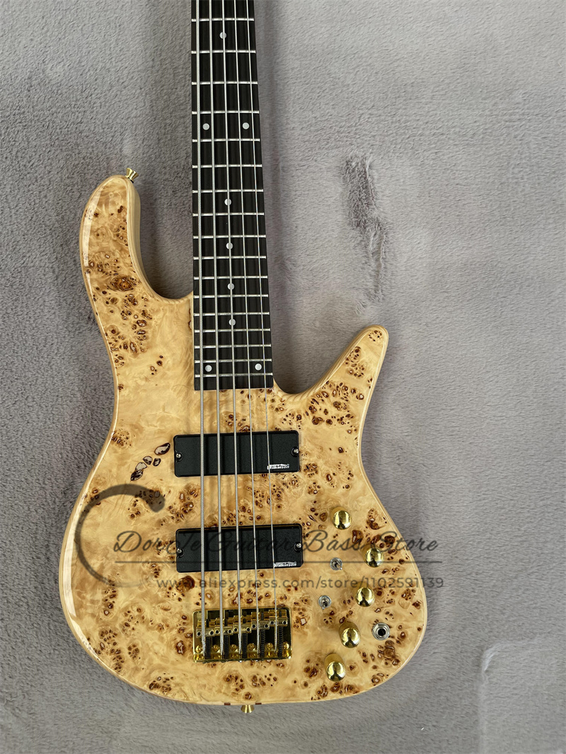 5-strunowa gitara basowa Fode  – Bass Guitar Fretless recenzja i cena