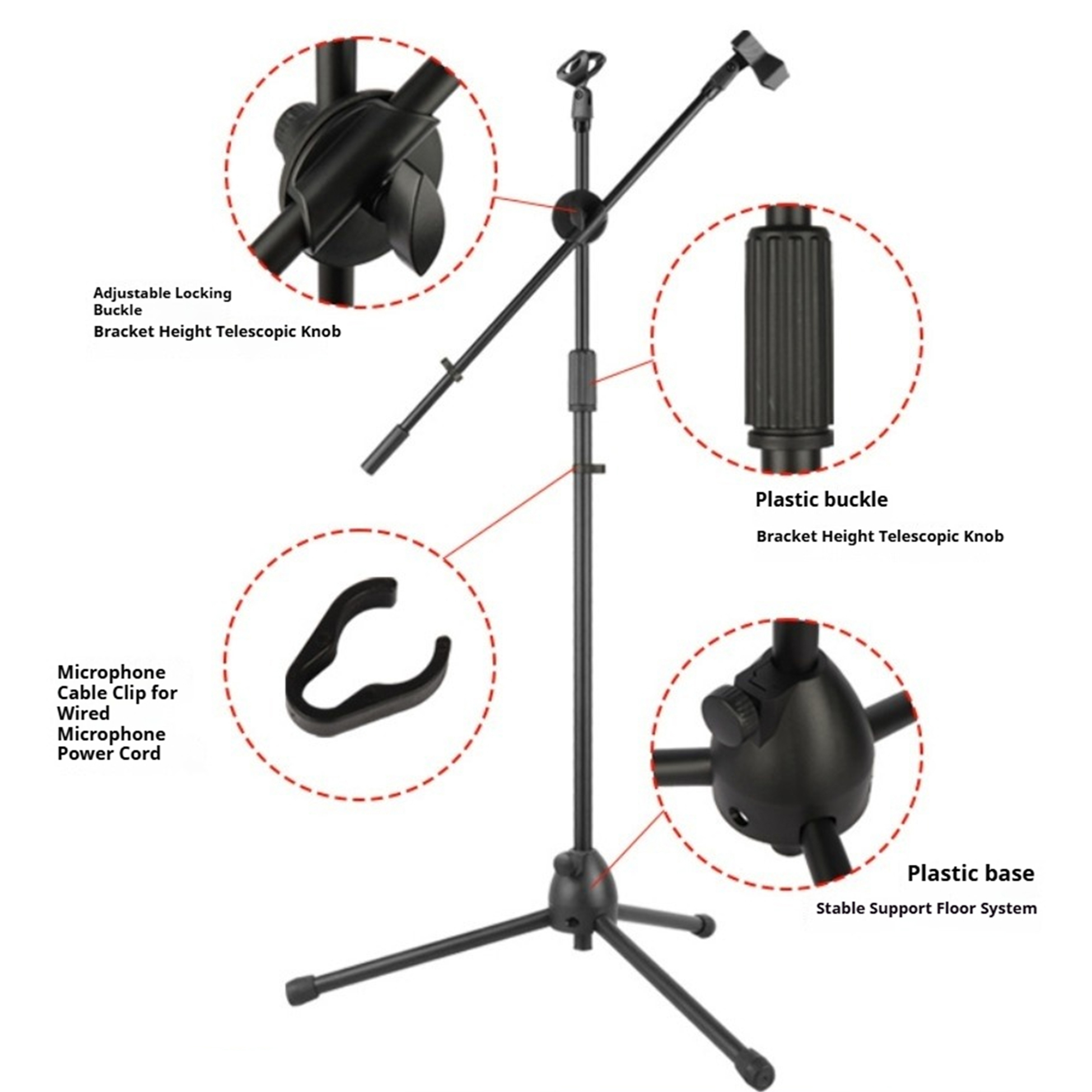 Statyw mikrofonowy podłogowy z – A Musical Instrument You Shake recenzja i cena