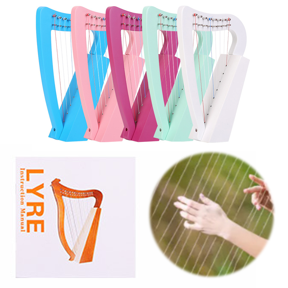 Harfa lira 8-strunowa z litego – Musical Instrument Harp recenzja i cena