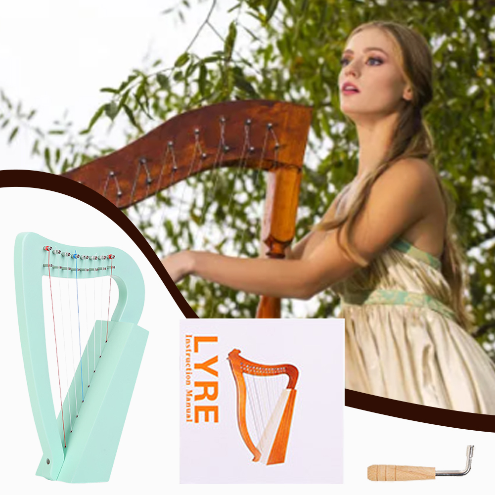 Harfa lira 8-strunowa z litego – Musical Instrument Harp recenzja i cena