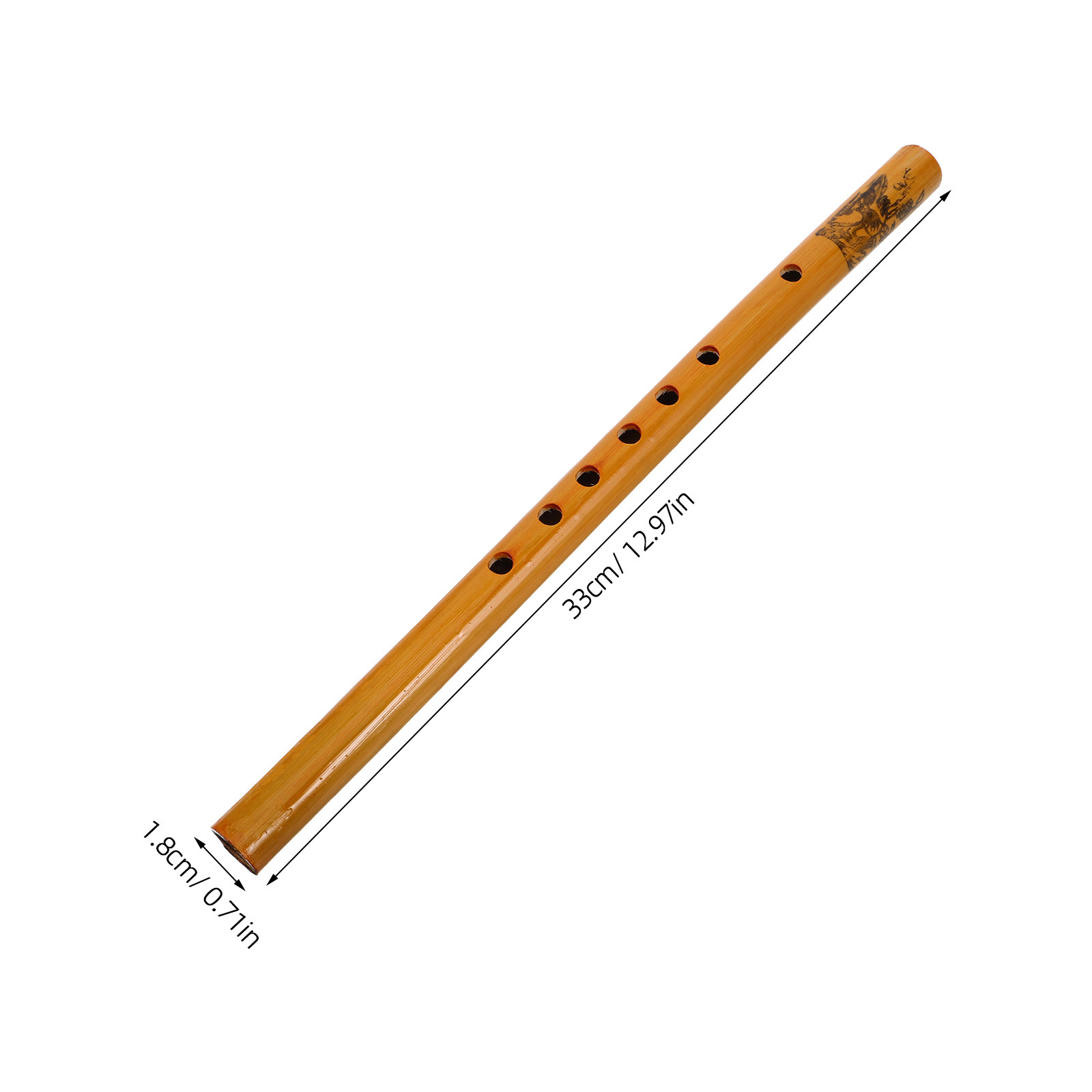 Flet pionowy 33 cm, bambusowy, – Musical Instrument Recorder recenzja i cena