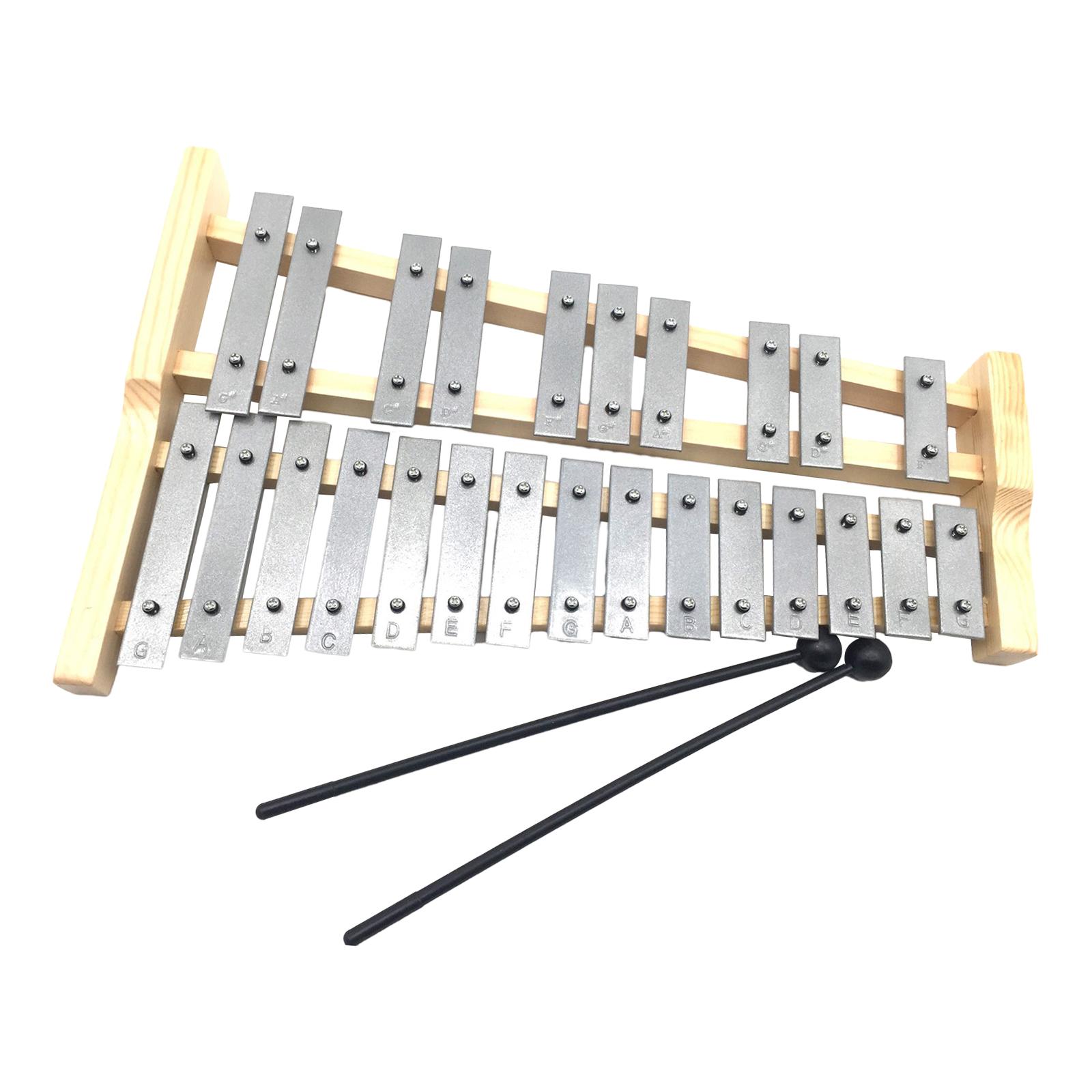 25 Dźwięków Metalowe Klawisze  – Musical Instrument Glockenspiel recenzja i cena
