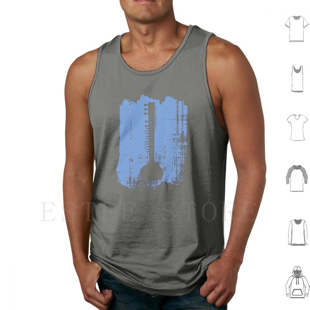 Indyjski Sitar Tank Top Kamize – Musical Instrument Indian recenzja i cena